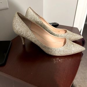 Papell studio sparkle shoes.